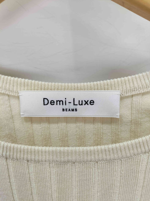 デミルクスビームス Demi-Luxe BEAMS 16ゲージ ワイドリブ ニット レディース ONE SIZE