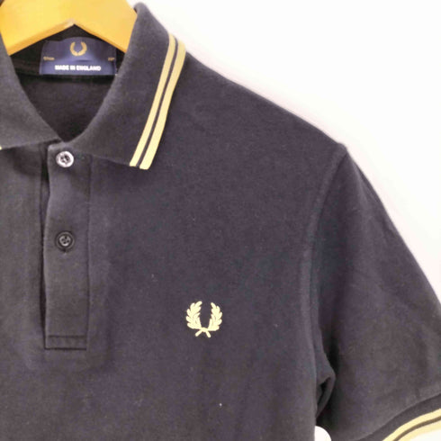フレッドペリー FRED PERRY ロゴ刺繍 半袖ポロシャツ メンズ 35