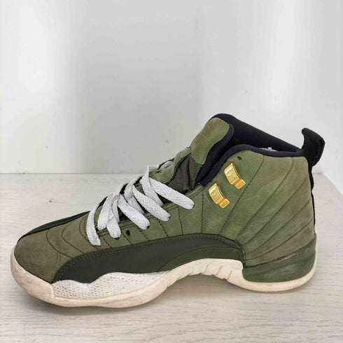 ジョーダンブランド JORDAN BRAND Air Jordan12 Olive Canvas ナイキ エアジョーダン12 オリーブキャンバス バスケットボールシューズ メンズ JPN:26.5