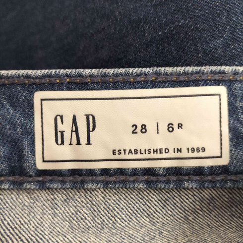 ギャップ Gap ミッドライズ リラックスフィット ストレートデニム レディース 28