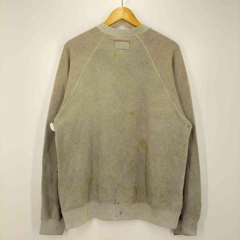 ノースフェイスパープルレーベル THE NORTH FACE PURPLE LABEL PACK FIELD SWEATSHIRT ペイント ラグランスリーブ スウェット メンズ import:M