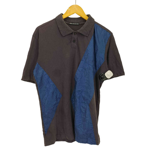 イッセイミヤケメン ISSEY MIYAKE MEN 05SS 異素材切替 シワ加工 ポロシャツ メンズ JPN:3