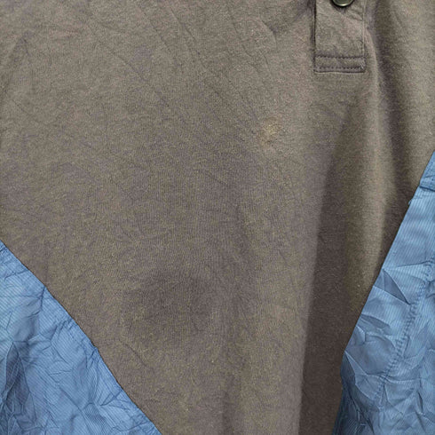 イッセイミヤケメン ISSEY MIYAKE MEN 05SS 異素材切替 シワ加工 ポロシャツ メンズ JPN:3