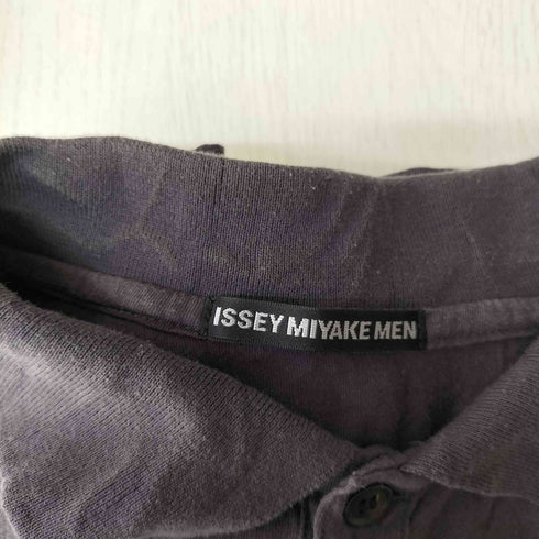 イッセイミヤケメン ISSEY MIYAKE MEN 05SS 異素材切替 シワ加工 ポロシャツ メンズ JPN:3