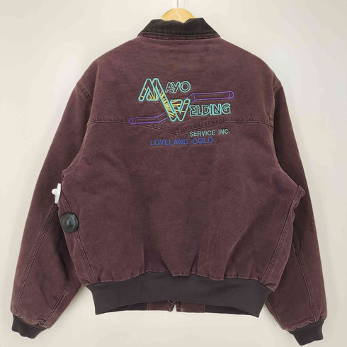 カーハート Carhartt 90S SANTA FE JACKET 企業ロゴ 刺繍 サンタ フェ ジャケット 98年製 星タグ メンズ import:XL