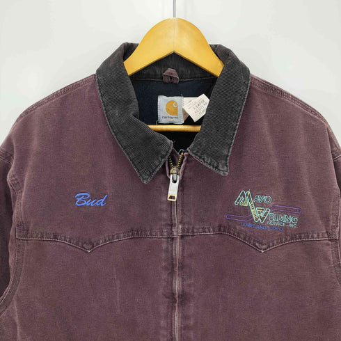 カーハート Carhartt 90S SANTA FE JACKET 企業ロゴ 刺繍 サンタ フェ ジャケット 98年製 星タグ メンズ import:XL