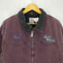 カーハート Carhartt 90S SANTA FE JACKET 企業ロゴ 刺繍 サンタ フェ ジャケット 98年製 星タグ メンズ import:XL