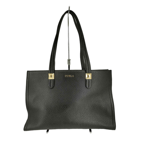 フルラ FURLA KIM ブラックシボ革 レザートートバッグ レディース