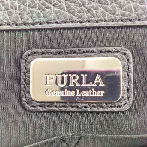 フルラ FURLA KIM ブラックシボ革 レザートートバッグ レディース