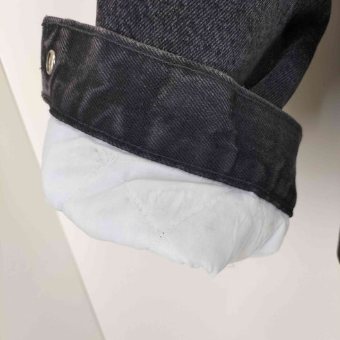 リーバイス Levis 80S USA製 70609 ボタン裏527刻印 ボア トラッカー シェルパ ブラック デニム ジャケット メンズ import:M