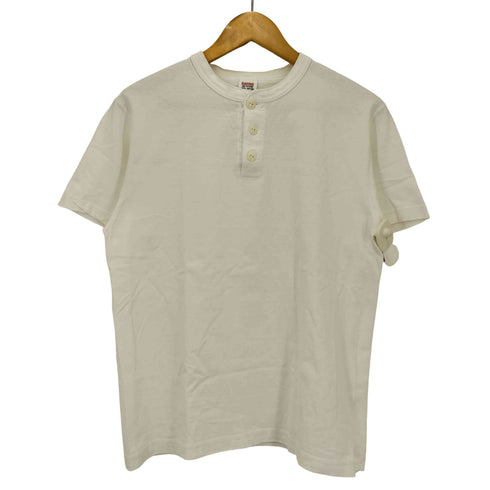 バーンズ Barns ヘンリーネック Tシャツ メンズ import:M