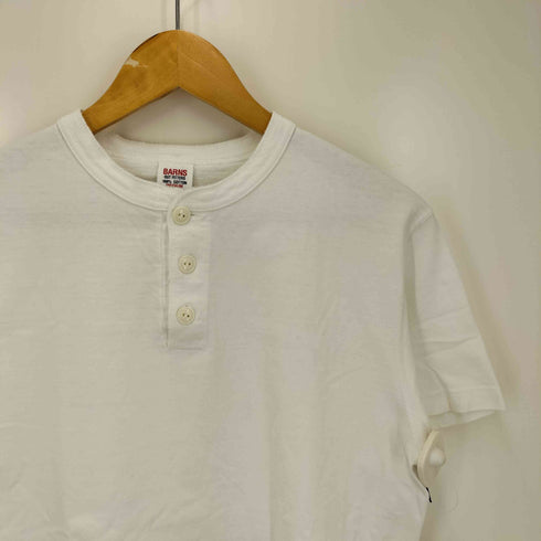 バーンズ Barns ヘンリーネック Tシャツ メンズ import:M