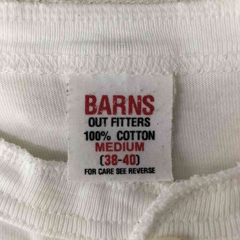 バーンズ Barns ヘンリーネック Tシャツ メンズ import:M