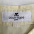 クレージュ courreges ワンポイントロゴ 刺繍 ラウンドヘム 半袖シャツ レディース