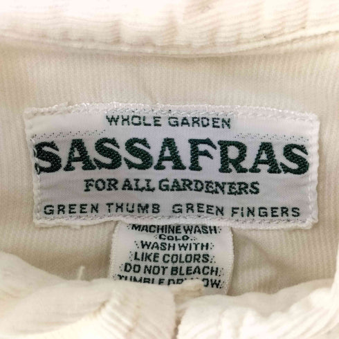 ササフラス SASSAFRAS マチ付き コーデュロイ ボタンダウン ワーク シャツ メンズ M