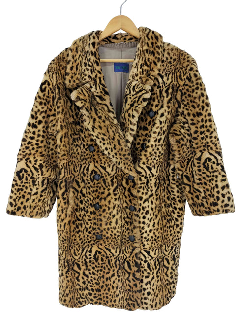 ケンゾーパリス KENZO PARIS レオパード ダブル ファーコート レディース