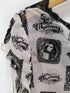ヒステリックグラマー HYSTERIC GLAMOUR スカル トランプ レース シアー ノースリーブワンピース レディース FREE