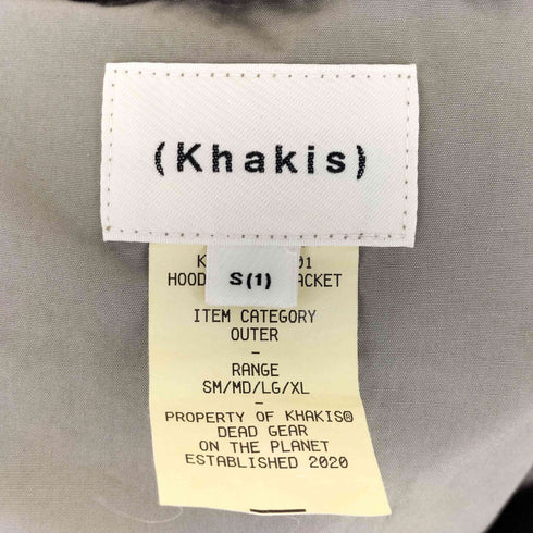 Khakis カーキス HOODED WIND JACKET フーデッド ウインド ジャケット メンズ S