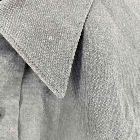 ヴァンヒューゼン VAN HEUSEN コットンポリ 襟芯 長袖 レギュラーカラー シャツ メンズ 17½
