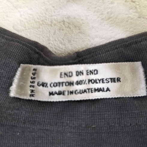 ヴァンヒューゼン VAN HEUSEN コットンポリ 襟芯 長袖 レギュラーカラー シャツ メンズ 17½