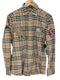 バーバリーロンドン BURBERRY LONDON ノバチェック ロゴ グラフィック ヴィンテージチェック コットンシャツ メンズ JPN:XS