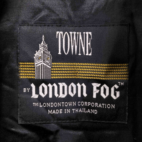 ロンドンフォグ TOWNE by London Fog ブラックウォッチライナー付きトレンチコート メンズ UK:38