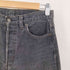 リーバイス Levis 90S ボタン裏553刻印 501 先染めブラック オリジナルフィット ストレート デニム パンツ メンズ 29×34