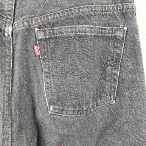 リーバイス Levis 90S ボタン裏553刻印 501 先染めブラック オリジナルフィット ストレート デニム パンツ メンズ 29×34