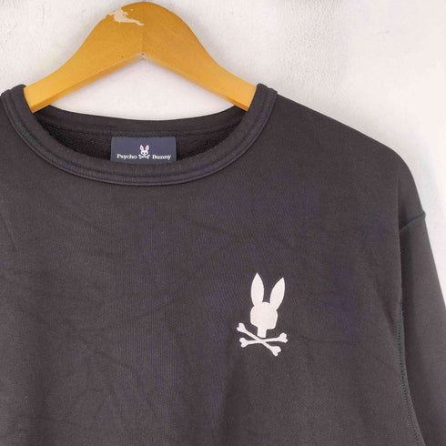 サイコバニー Psycho Bunny ロゴ刺繍 スウェットプルオーバー メンズ
