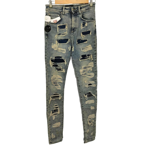 リプレゼント REPRESENT Shredded Denim Jeans クラッシュ ダメージ加工 スキニーデニムパンツ メンズ US:30-31