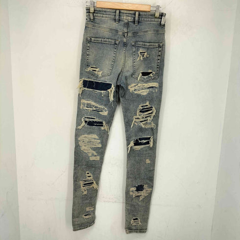 リプレゼント REPRESENT Shredded Denim Jeans クラッシュ ダメージ加工 スキニーデニムパンツ メンズ US:30-31