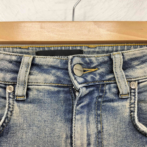 リプレゼント REPRESENT Shredded Denim Jeans クラッシュ ダメージ加工 スキニーデニムパンツ メンズ US:30-31