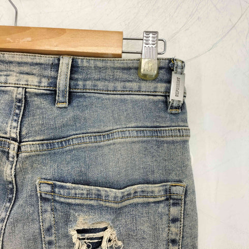 リプレゼント REPRESENT Shredded Denim Jeans クラッシュ ダメージ加工 スキニーデニムパンツ メンズ US:30-31