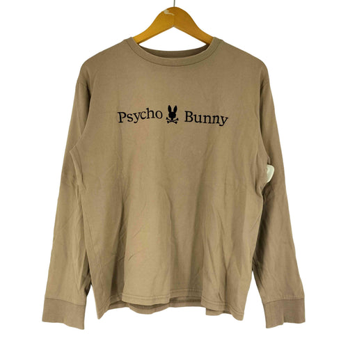 サイコバニー Psycho Bunny フロントロゴプリント ロングスリーブ Tシャツ メンズ