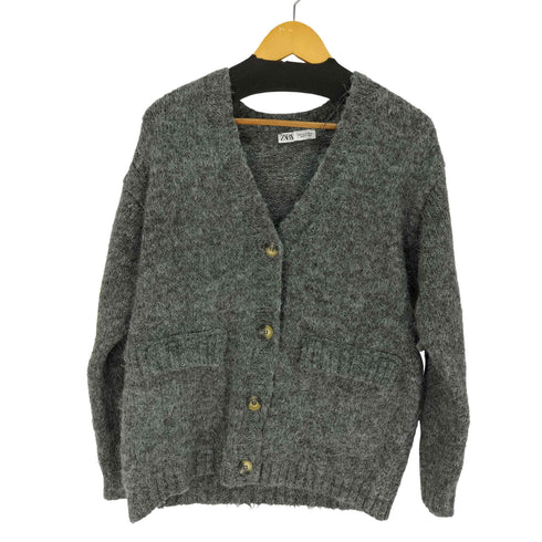 ザラ ZARA シャギー カーディガン レディース import:S