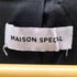 メゾンスペシャル MAISON SPECIAL Super140 Loose Jacket Coat ウール ルーズ ジャケット メルトン チェスター コート ブラック レディース FREE