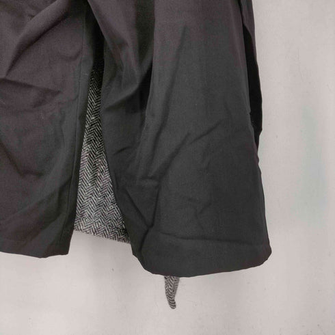 ビーヨウジヤマモト B yohji yamamoto ヘリンボーン ラップ ドレープデザイン クロップドパンツ メンズ JPN:1
