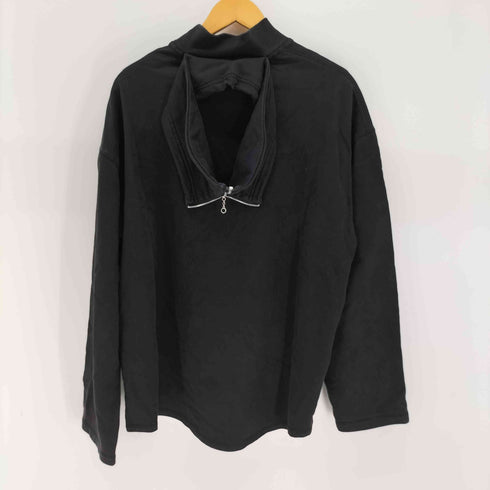 サイトバイヨウジヤマモト syte by Yohji Yamamoto ハイネックジップアップ 変形スウェット メンズ
