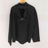 サイトバイヨウジヤマモト syte by Yohji Yamamoto ハイネックジップアップ 変形スウェット メンズ