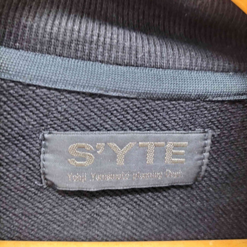 サイトバイヨウジヤマモト syte by Yohji Yamamoto ハイネックジップアップ 変形スウェット メンズ
