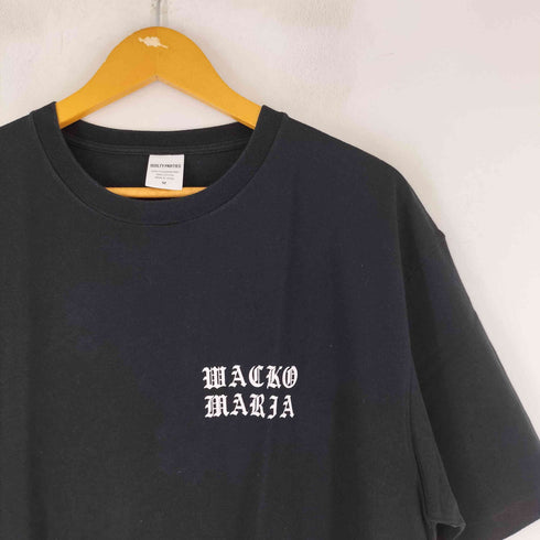 ワコマリア WACKO MARIA WASHED HEAVY WEIGHT CREW NECK T-SHIRT ロゴプリント 半袖 Tシャツ メンズ JPN:M