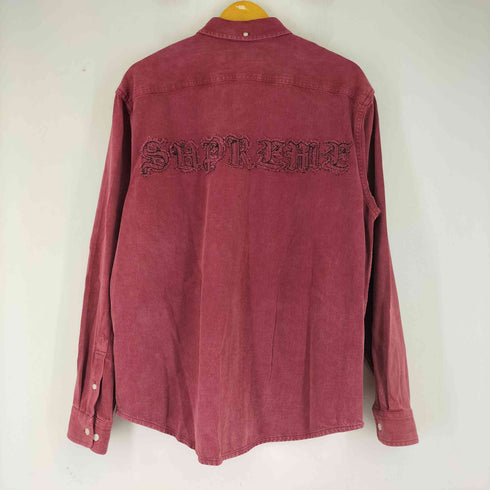 シュプリーム Supreme 25AW APPLIQUE DENIM SHIRT アップリケ デニムシャツ メンズ JPN:M