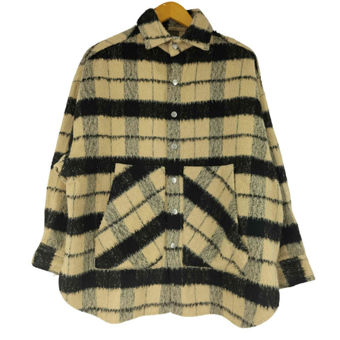 ダンケシェーン Danke Schon BLIND HOOK SHAGY SHIRT オーバーサイズ シャギーシャツ メンズ FREE