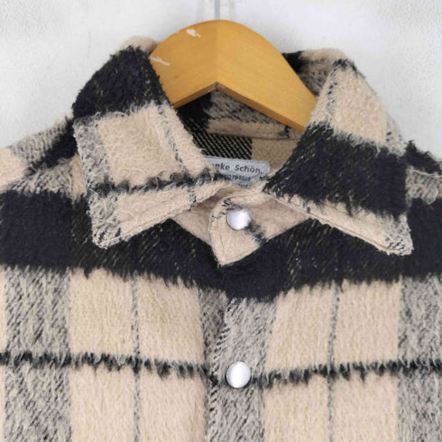 ダンケシェーン Danke Schon BLIND HOOK SHAGY SHIRT オーバーサイズ シャギーシャツ メンズ FREE