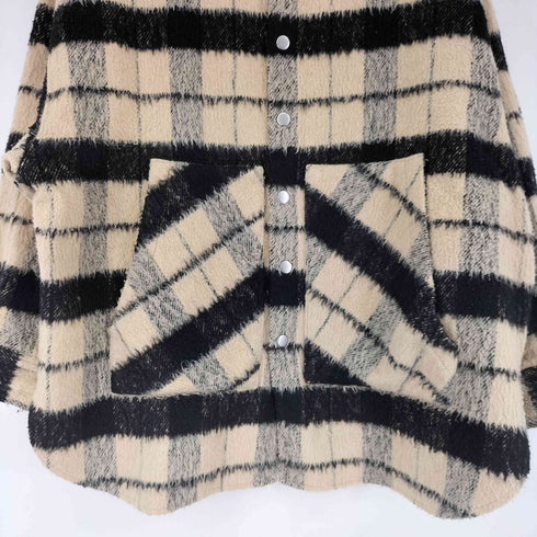 ダンケシェーン Danke Schon BLIND HOOK SHAGY SHIRT オーバーサイズ シャギーシャツ メンズ FREE