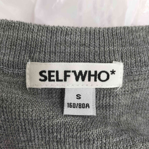 SELFWHO バイカラー カーディガン レディース import:S