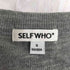 SELFWHO バイカラー カーディガン レディース import:S