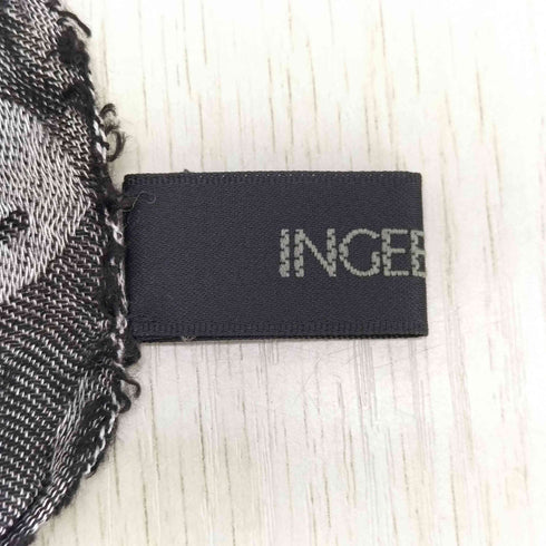 インゲボルグ INGEBORG ドット柄 大判ストール レディース