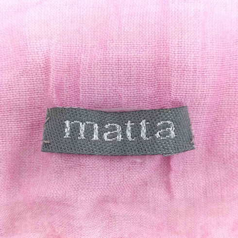 matta マッタ ポンポン ストール レディース 表記