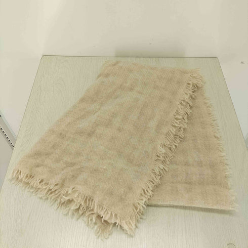 ロロピアーナ Loro Piana カシミヤ100% フリンジ 大判ストール メンズ